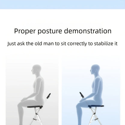 2-in-1 Trekking Pole with Foldable Seat