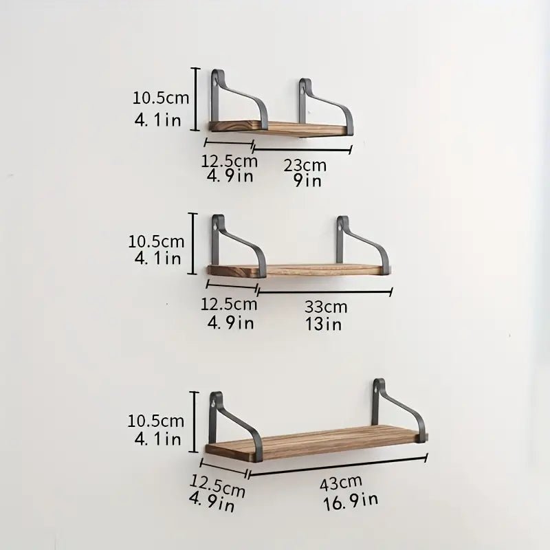 Bringing rustic charm to your walls with this exquisite floating shelf