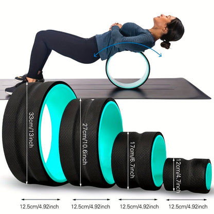 Back Stretching Yoga Wheel 4-Piece Set