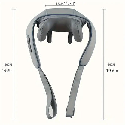 Electric Neck Massager, Portable Smart Cervical Massage-Grey