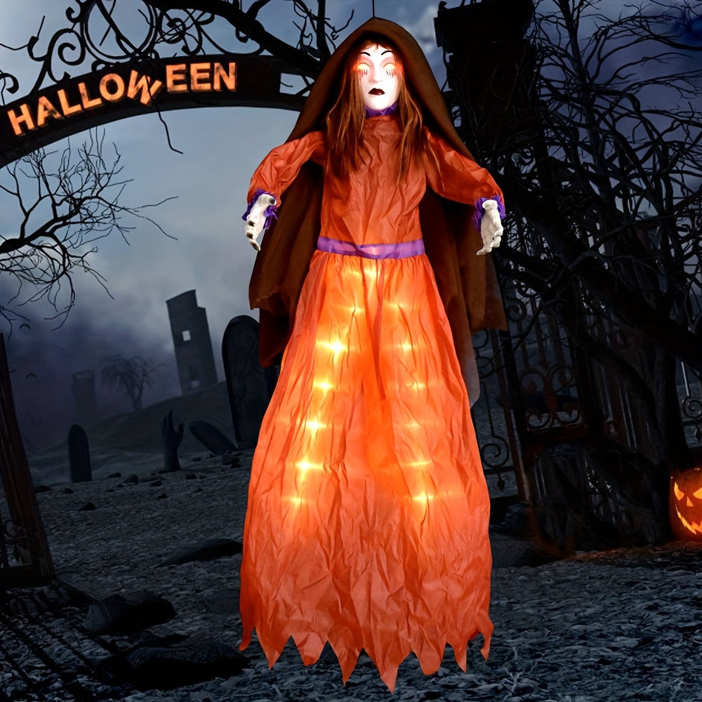 Halloween Female Ghost Screaming Door Hanger