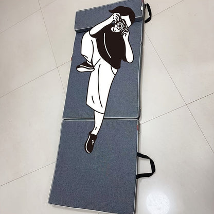 Three-Layer Folding Mattress Topper Lightweight & Portable