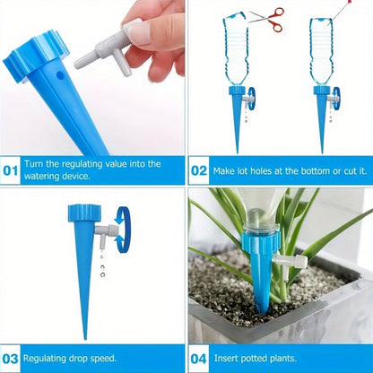 Adjustable Flow Plant Watering Drippers