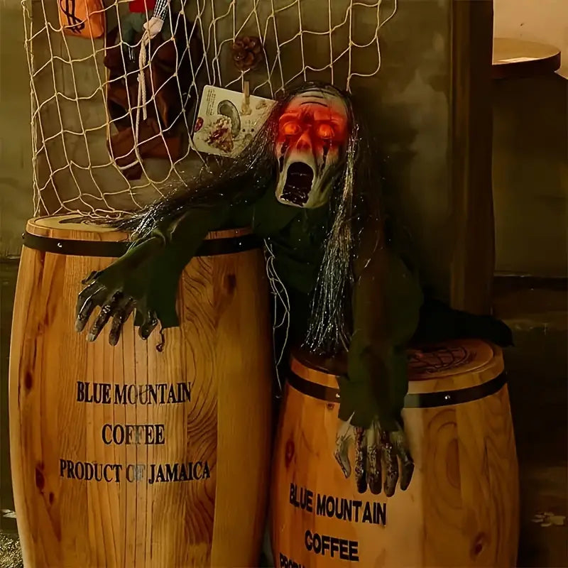 1pc Crawling Ghost - Sound-Controlled Electric Prop with Hair