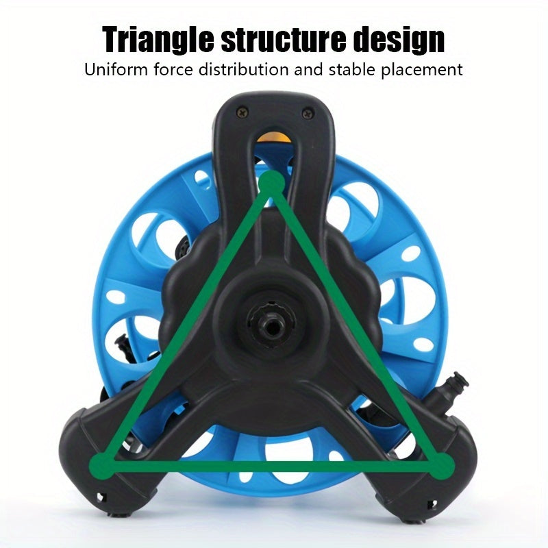 Compact Garden Hose Stand with Adjustable Frame