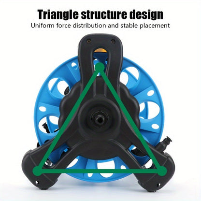 Compact Garden Hose Stand with Adjustable Frame