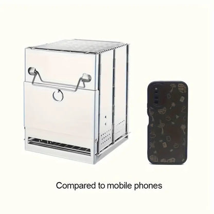 Stainless Steel Portable Camping Stove for Survival Cooking