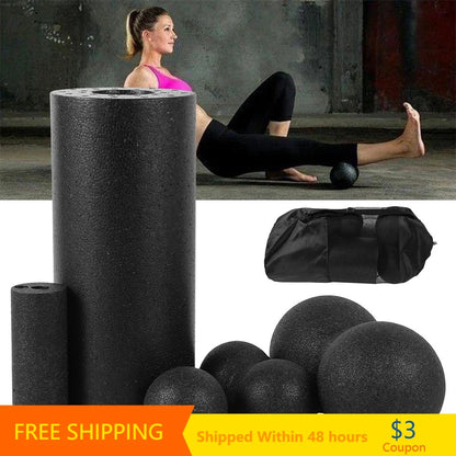 Yoga Massage Roller & Pilates Foam