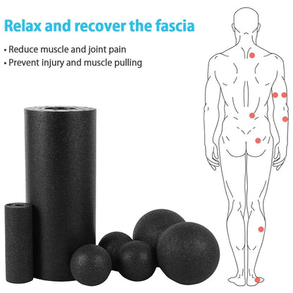 Yoga Massage Roller & Pilates Foam