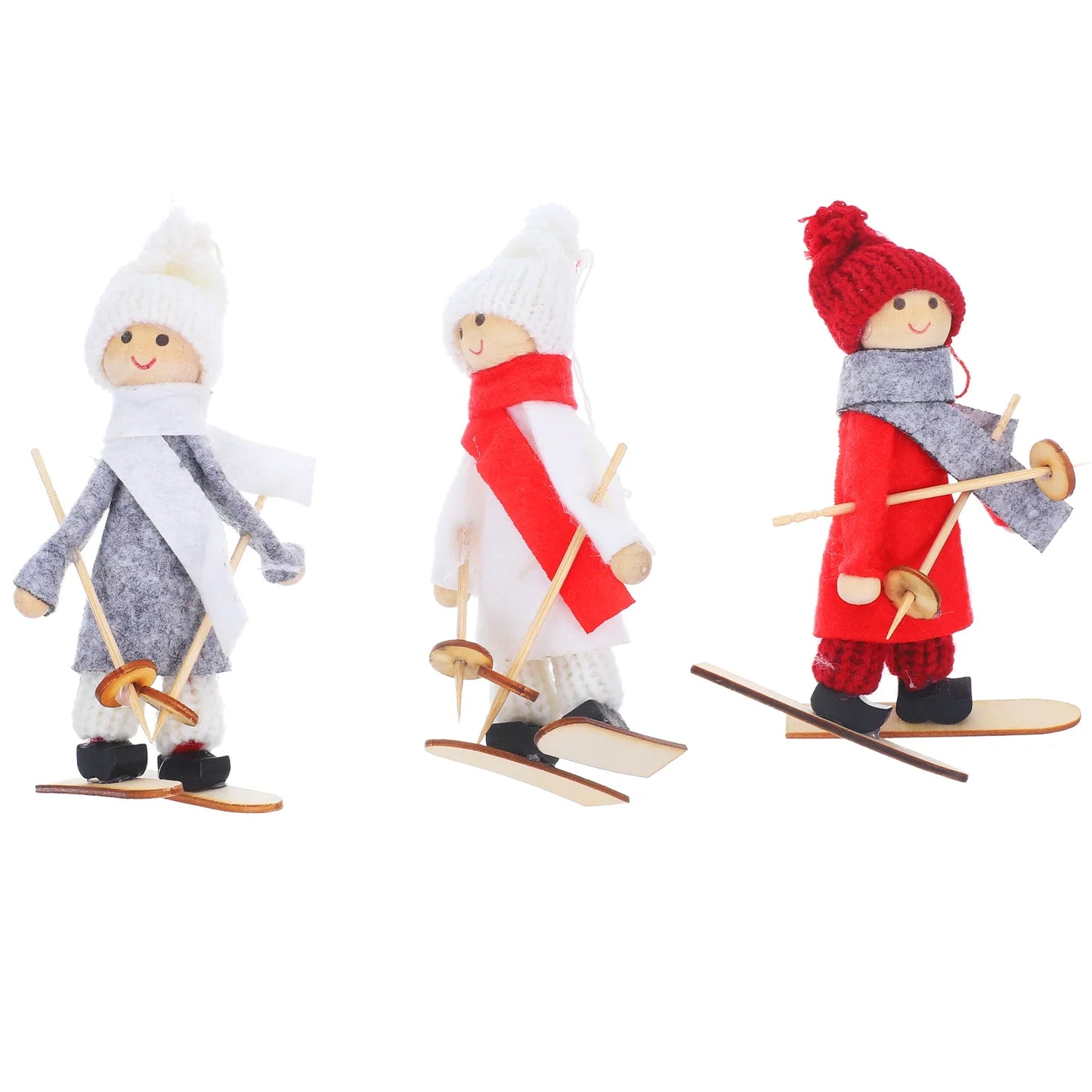 Christmas Snowman Ornament Set -  6pcs