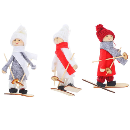 Christmas Snowman Ornament Set -  6pcs