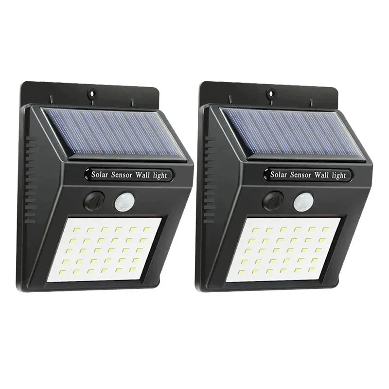 Solar-Powered Outdoor Motion Sensor LED Wall Light