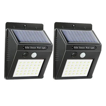 Solar-Powered Outdoor Motion Sensor LED Wall Light