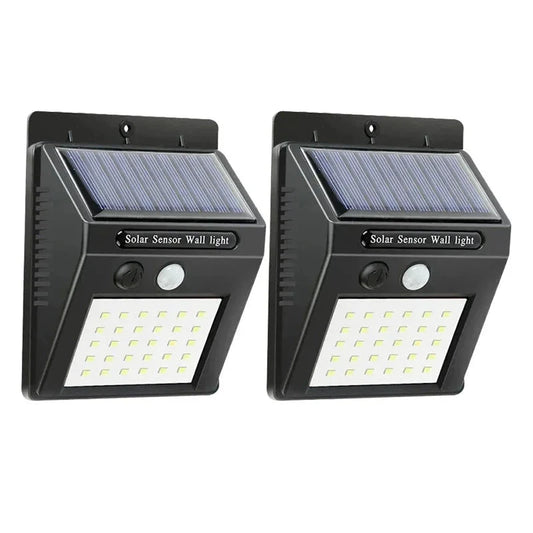 Solar-Powered Outdoor Motion Sensor LED Wall Light
