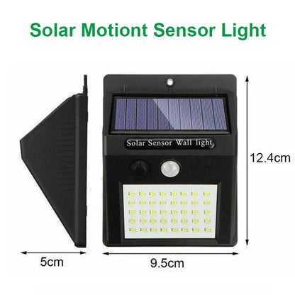 Solar-Powered Outdoor Motion Sensor LED Wall Light