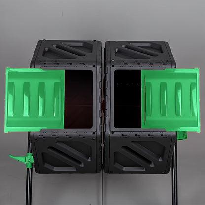 Dual Chamber Rotating Compost Bin