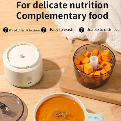 Mini Food Wireless Processor Grinder Chopper
