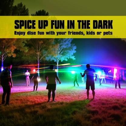 Light-Up Flying Disc USB Rechargeable Game Toy