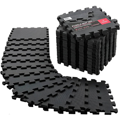 Puzzle Exercise Mat with EVA Interlocking Floor Tiles (16pcs)
