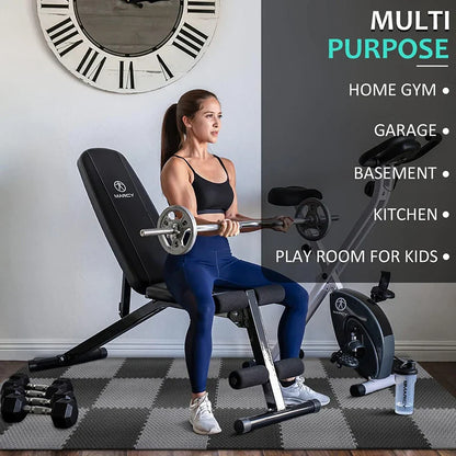 Puzzle Exercise Mat with EVA Interlocking Floor Tiles (16pcs)