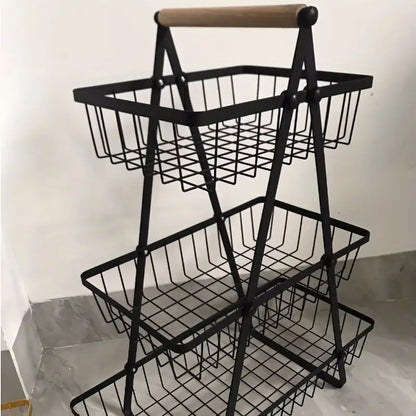 Foldable Harvest Time Fruit Basket