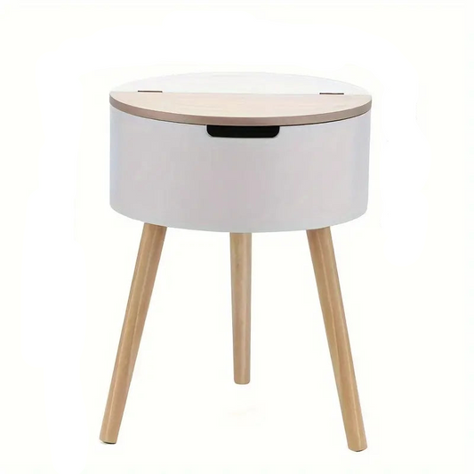 Floor Standing Organizer Lift-Top Storage Side Table