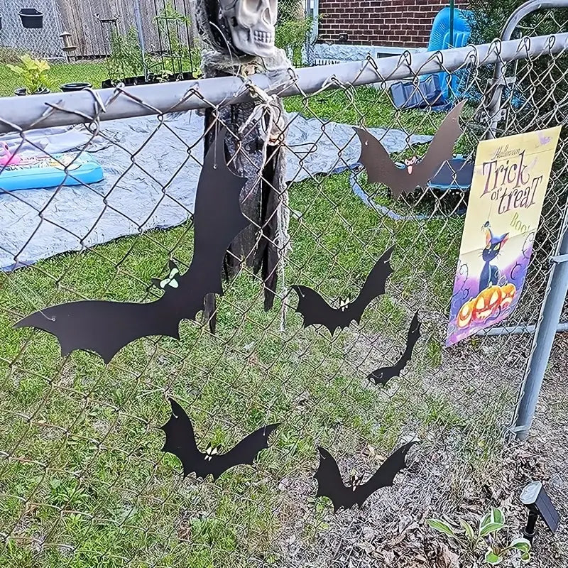 18pcs Batty Delights: Charming Halloween Hangings