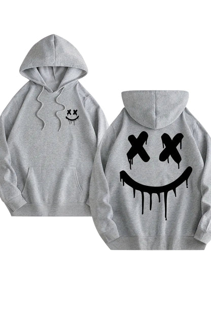 Oversized Graphic Hooded Sweatshirt