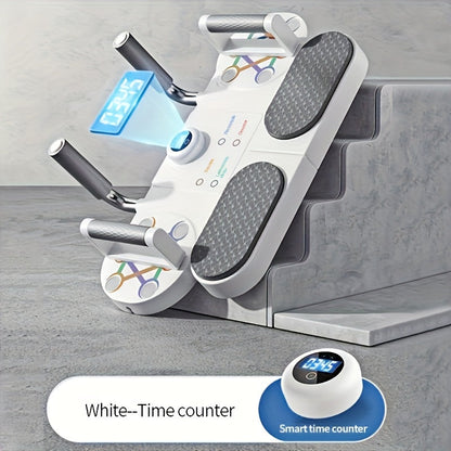 Push-Up Bar with Bands & Timer