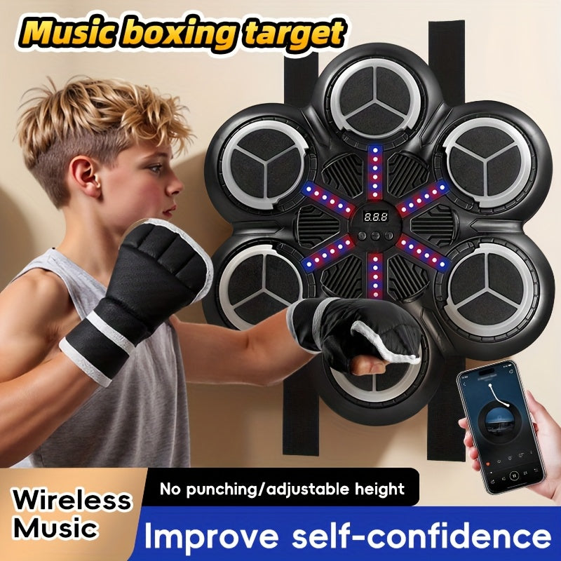 6-Key Music Boxing Wall Target for Home Training
