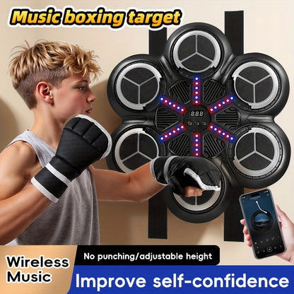 6-Key Music Boxing Wall Target for Home Training
