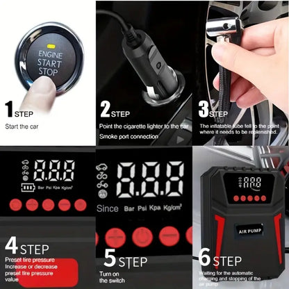 Multifunctional Wired Inflatable Pump