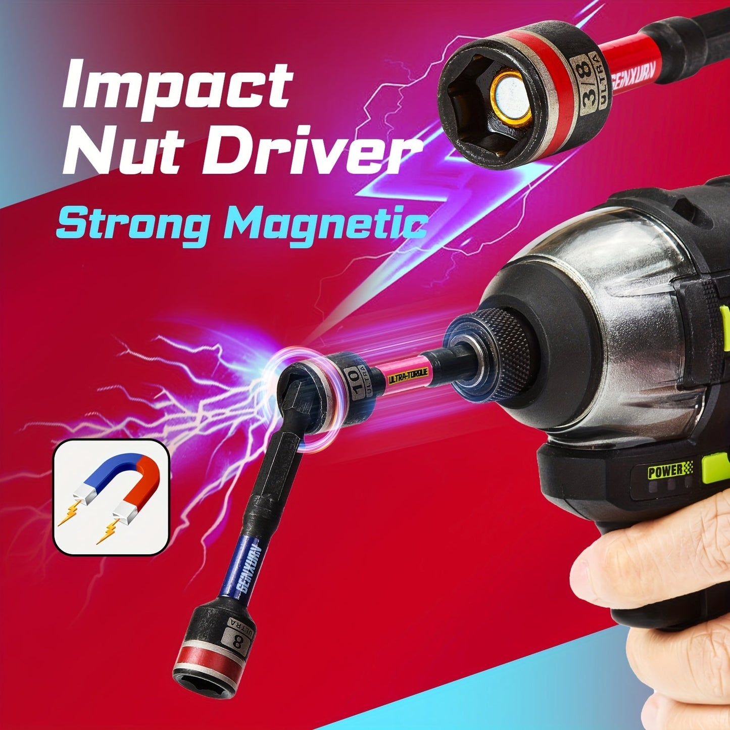 99pcs Impact Screwdriver Set with Hex Heads