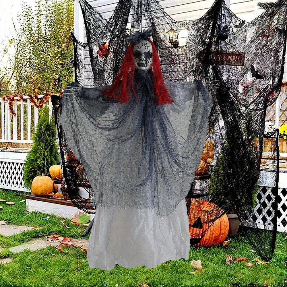 Halloween Red Haired Ghost Doll Set