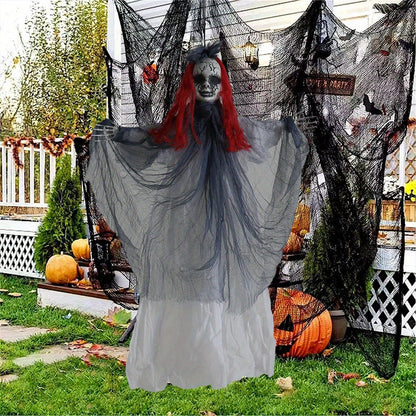 Halloween Red Haired Ghost Doll Set