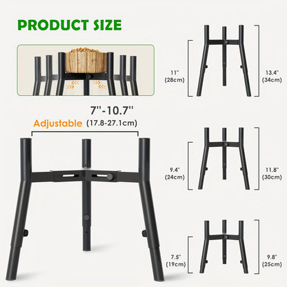 Adjustable Metal Dog Bowl Stand for Large Dogs