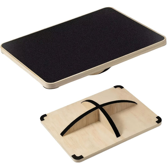 Beechwood Balance Board with Non-Slip Surface