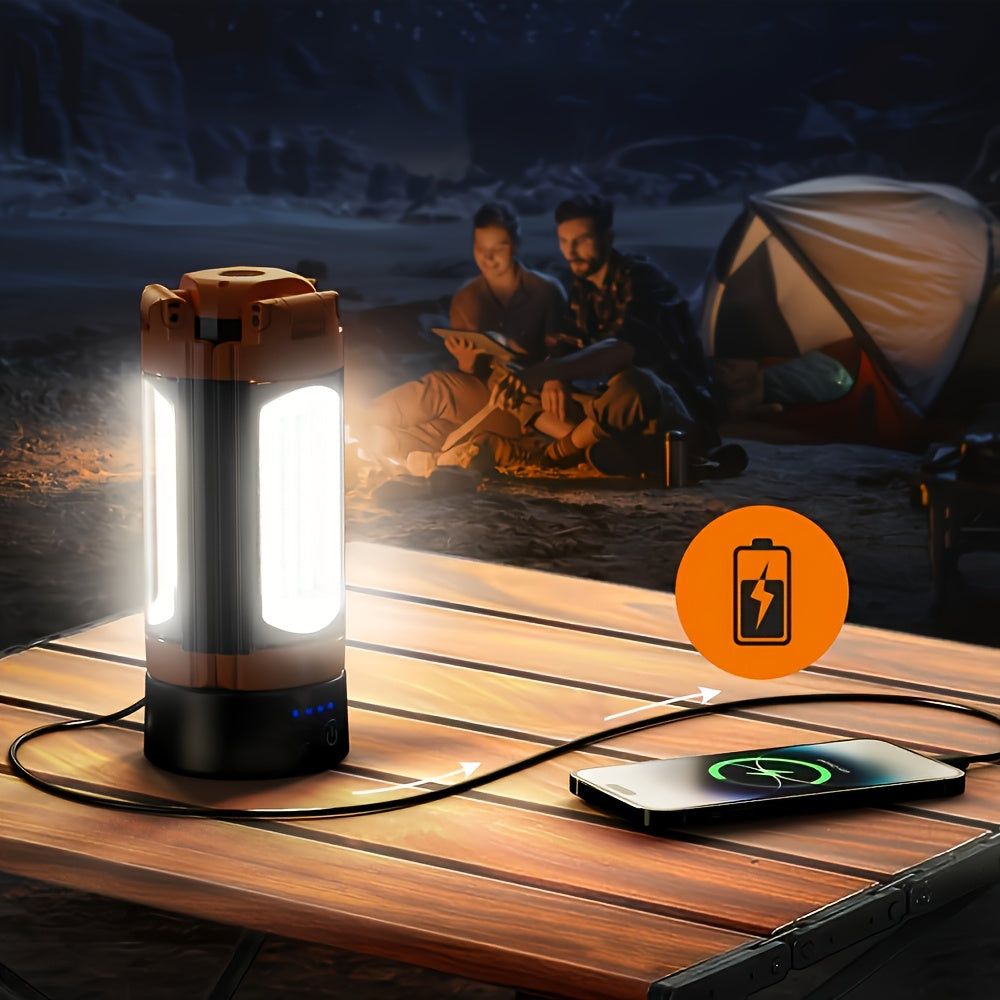 Rechargeable Work Light with Stand Portable Camping Lamp