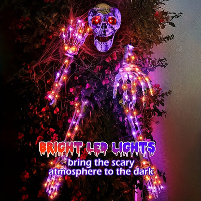 Halloween Skeleton Lights Set with Remote Control