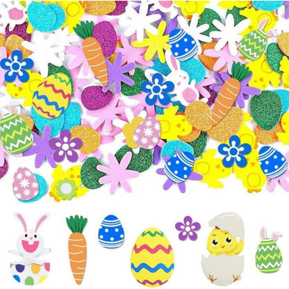 Easter DIY Craft Kit with Bunny and Egg Stickers
