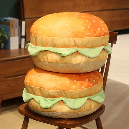 Delicious Burger Pillow Cushion