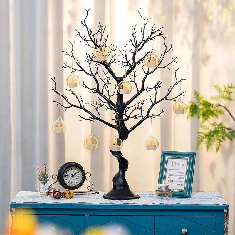 30-Inch Plastic Manzanita Tree Centerpiece – Black Bare Tree