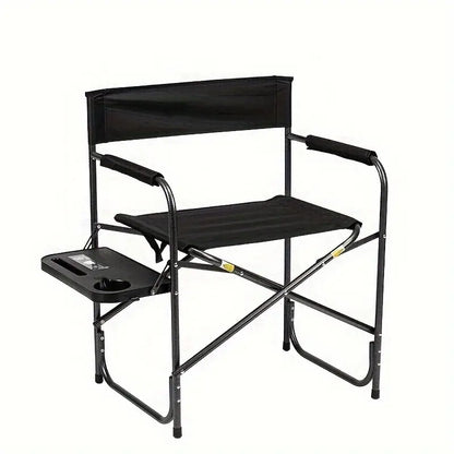 Outdoor Folding Chair with Side Table - Your Versatile Camping Companion