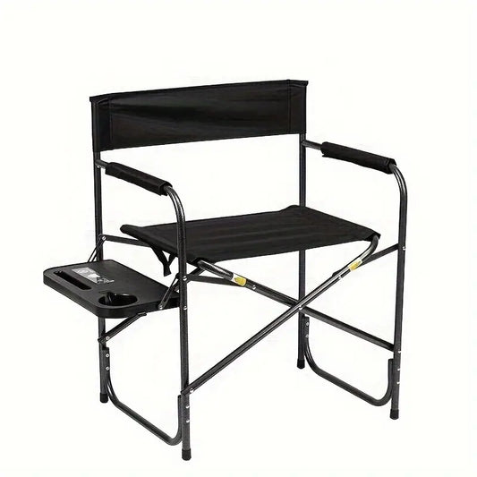 Outdoor Folding Chair with Side Table - Your Versatile Camping Companion