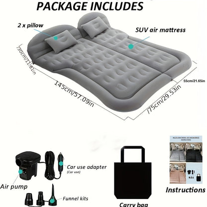 Inflatable Car Mattress with Air Pump