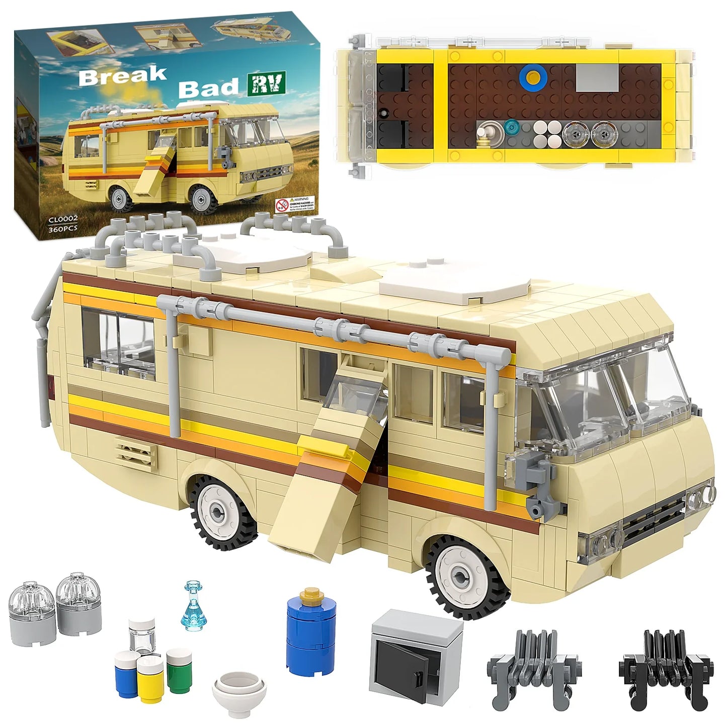 Break Bad RV Camper Building Blocks Toy Set (360PCS)