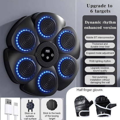 Musical Wall Boxing Target Training Machine