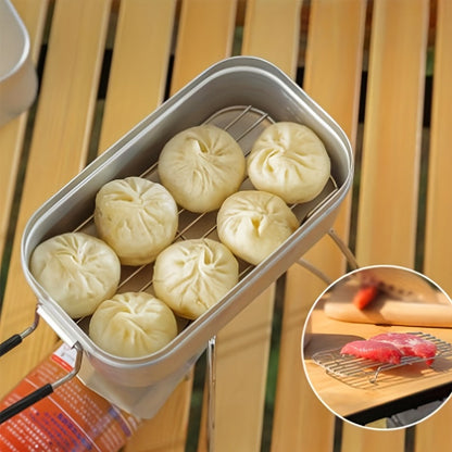 Aluminum Lunch Box Set with Cutting Board