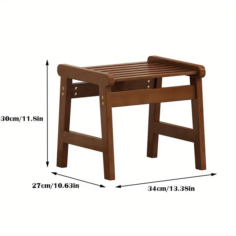 Relax in Style with the Bamboo Stool