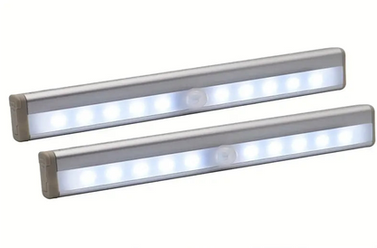 2pcs Motion Activated RV Step Lights, 10 LED Battery Powered Magnetic Night Light